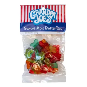 Grandpa Joe's Peg Bags, Gummi Mini Butterflies, 12 Ct Case