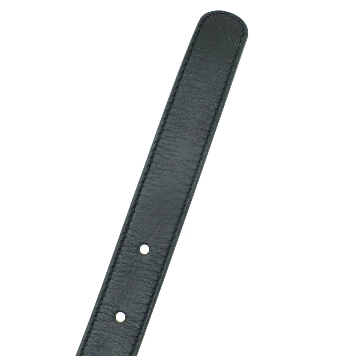 Gucci Black Double G Buckle Slim Belt 32