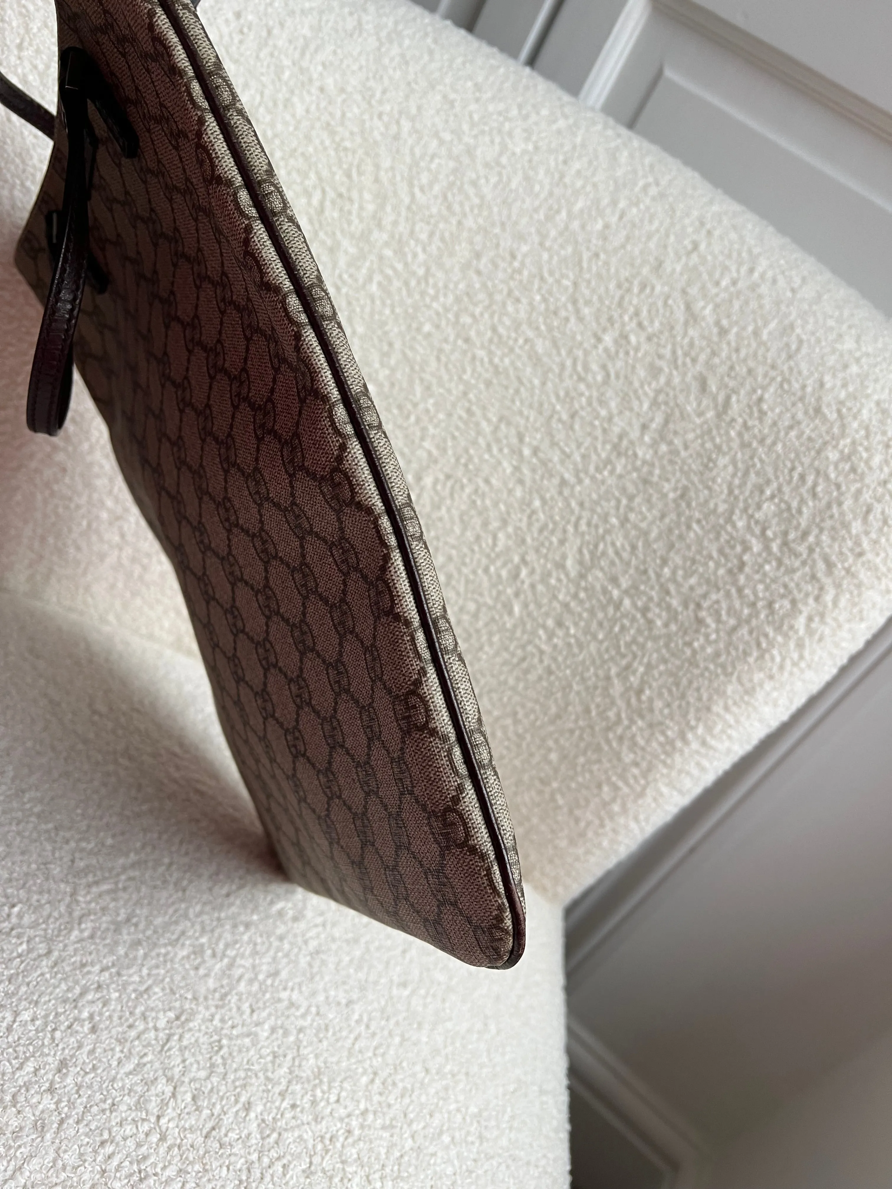 Gucci GG Canvas Vertical Flat Tote Bag