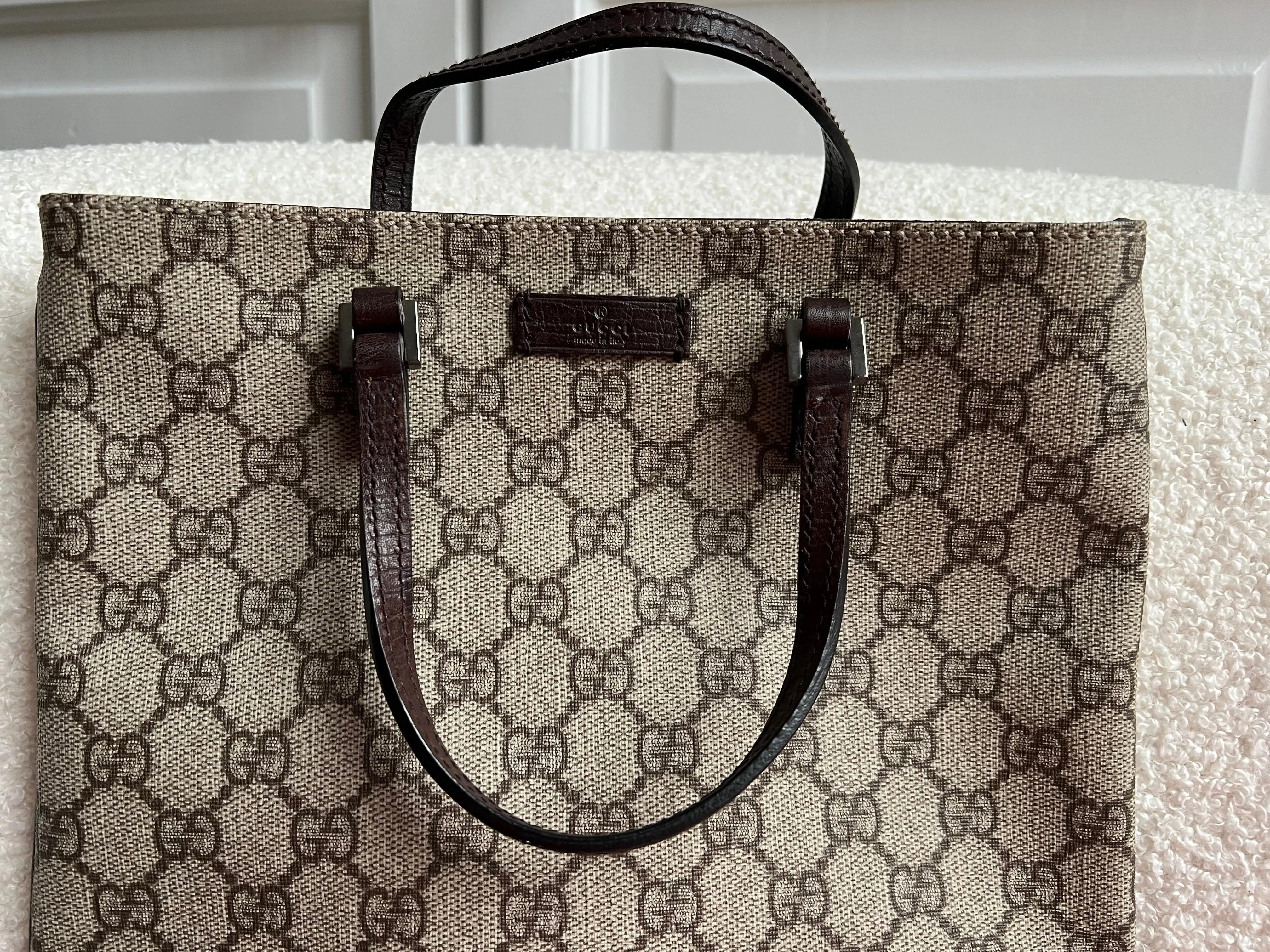 Gucci GG Canvas Vertical Flat Tote Bag