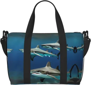 Hammerhead Sharks Versatile Personal Item Travel Bags for Women - Spacious Duffel Bags for Traveling, Gym Bags for Men