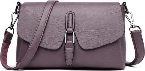 Handbags Shoulder Bags Wallets & Handbags Leather Shoulder Crossbody Bags, Women's Crossbody Bags (Taro Purple)