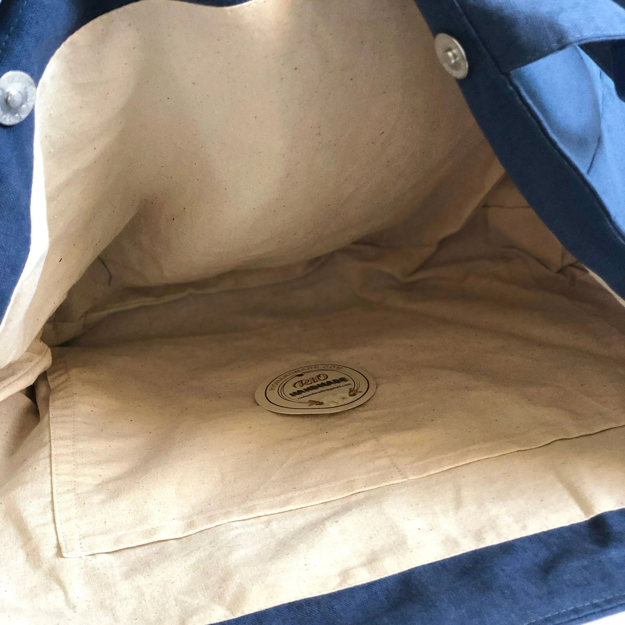 Handmade Embroidery Floral Linen Tote Bag Flowers