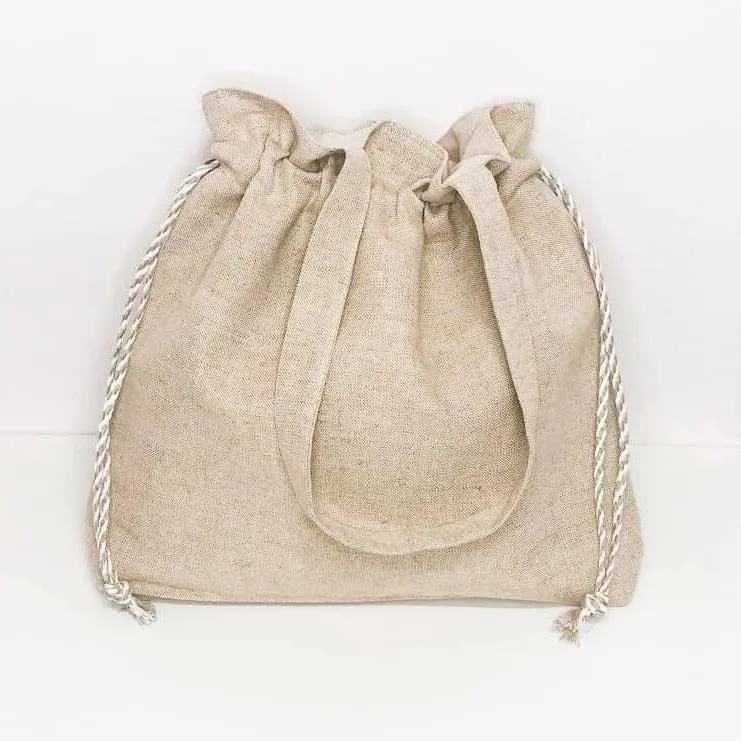 Handmade Linen Tote Bag