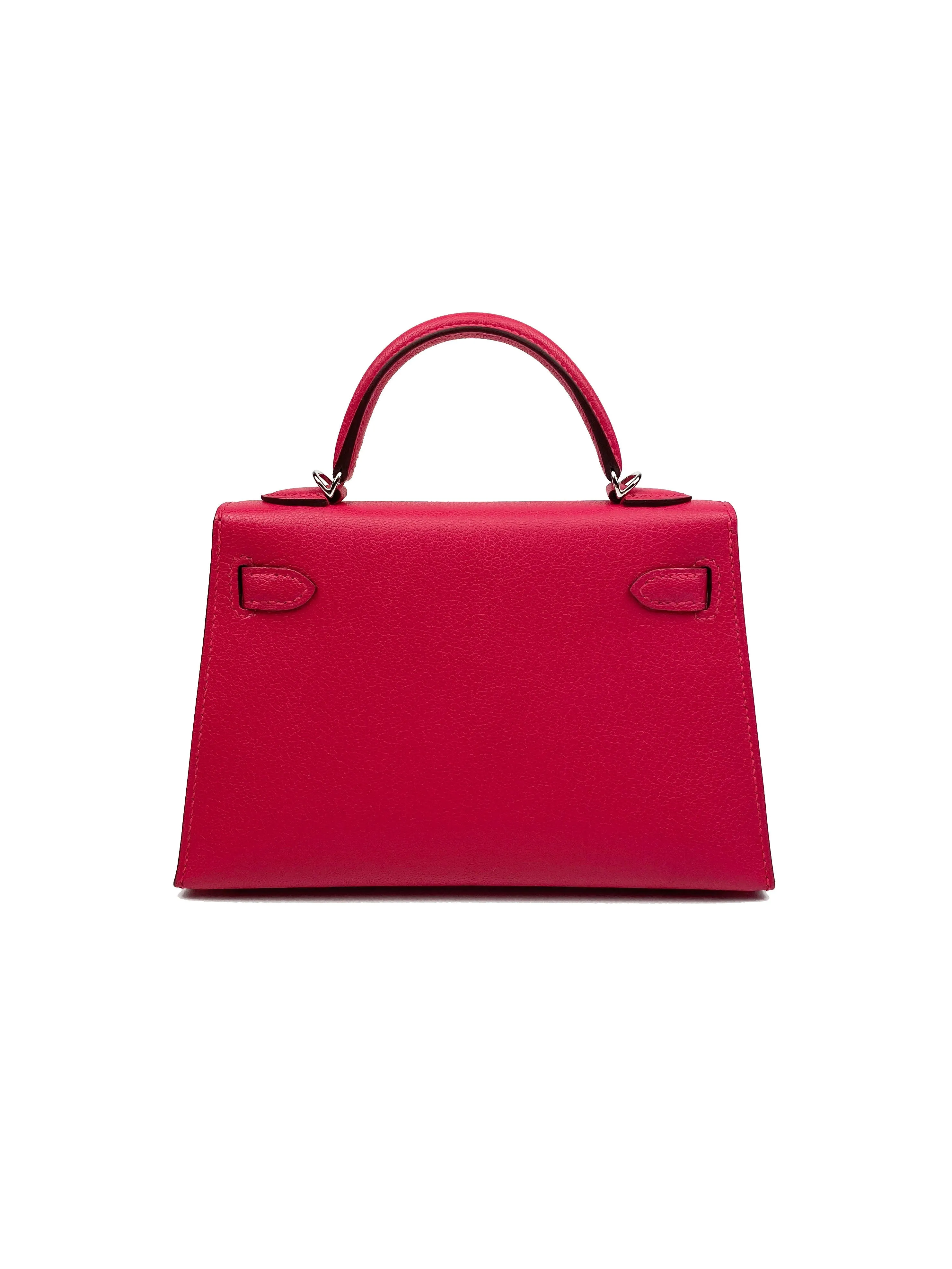 Hermes Mini Kelly Rose Extreme Bag