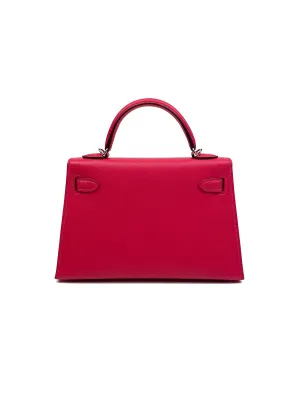 Hermes Mini Kelly Rose Extreme Bag