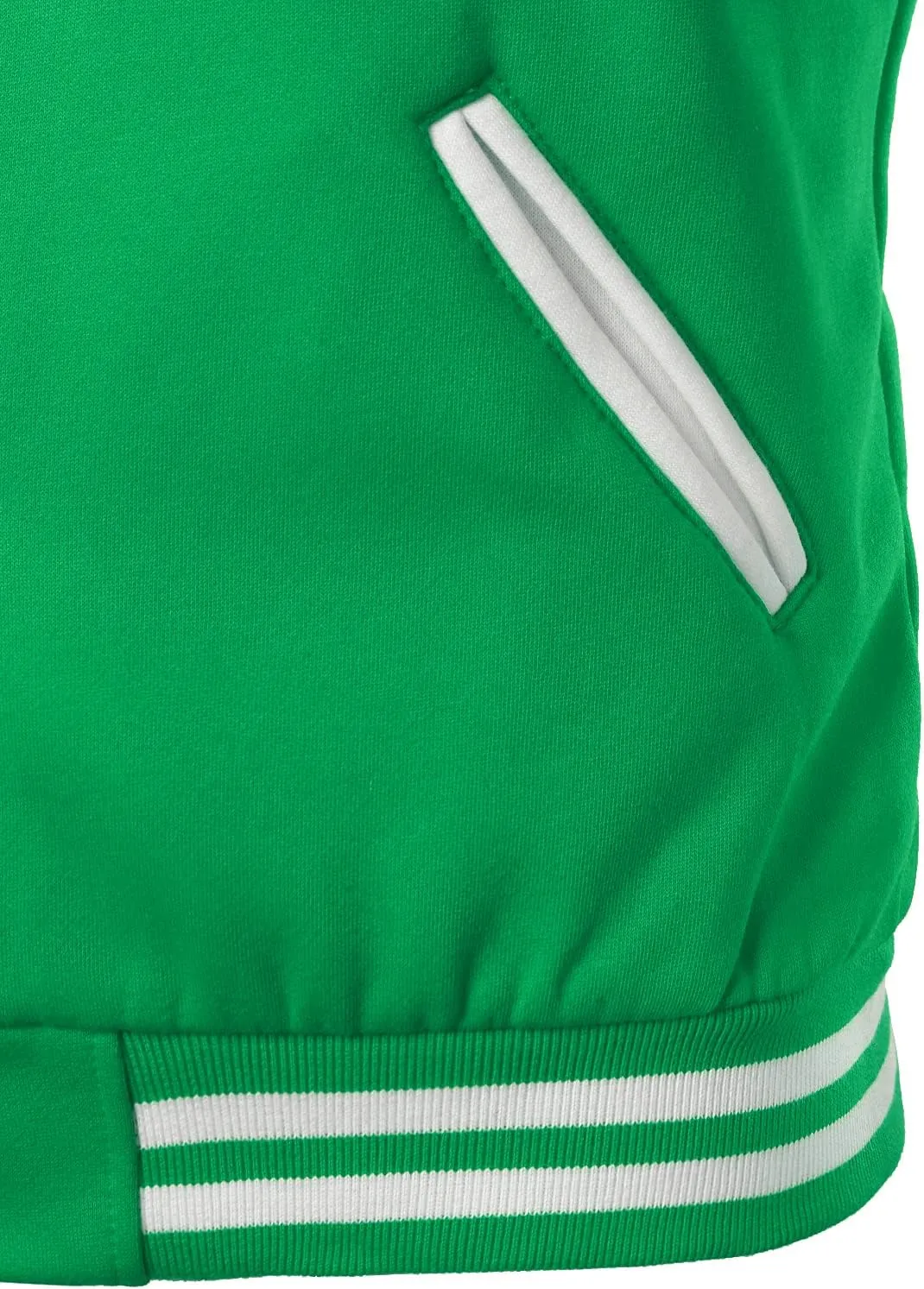HOOD CREW Man’s Varsity Baseball Jacket Cotton Blend Letterman Jackets