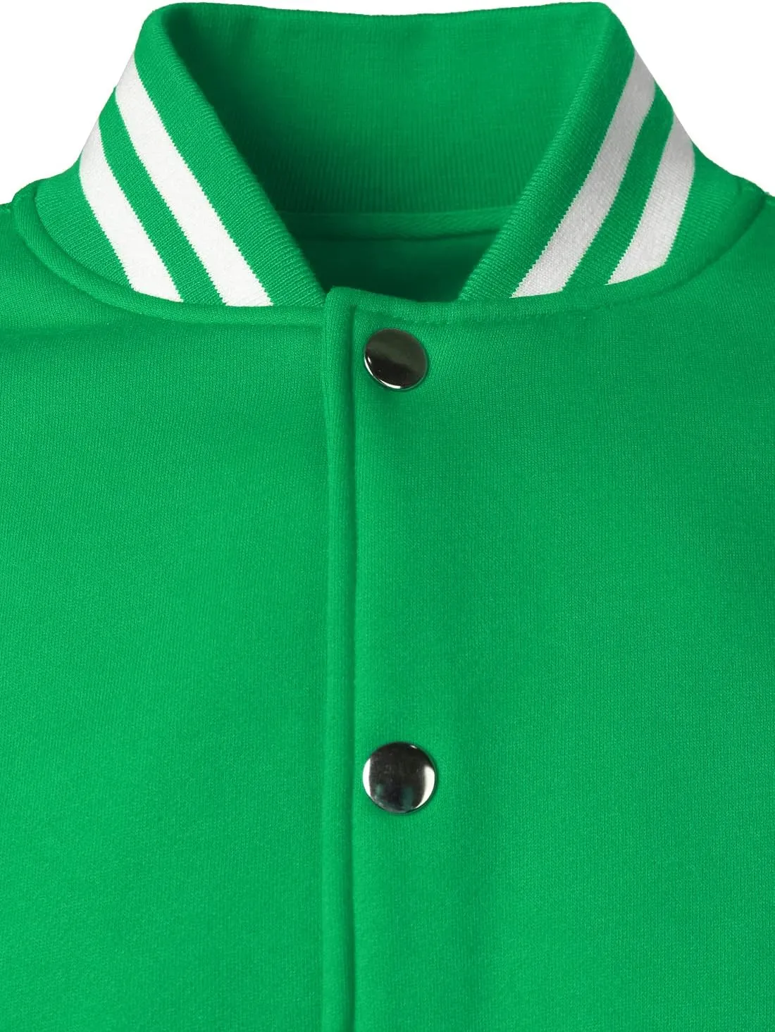HOOD CREW Man’s Varsity Baseball Jacket Cotton Blend Letterman Jackets