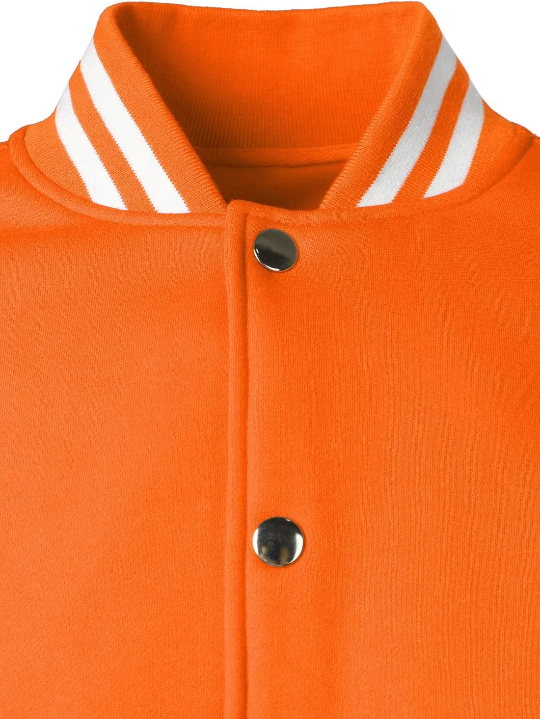 HOOD CREW Man’s Varsity Baseball Jacket Cotton Blend Letterman Jackets