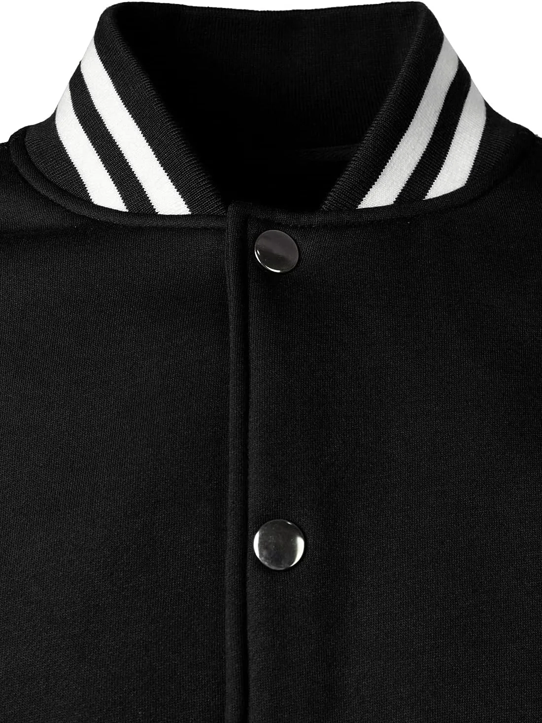 HOOD CREW Man’s Varsity Baseball Jacket Cotton Blend Letterman Jackets