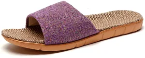Hwayslon Fashion Unisex Linen Summer Skidproof Indoor Slippers
