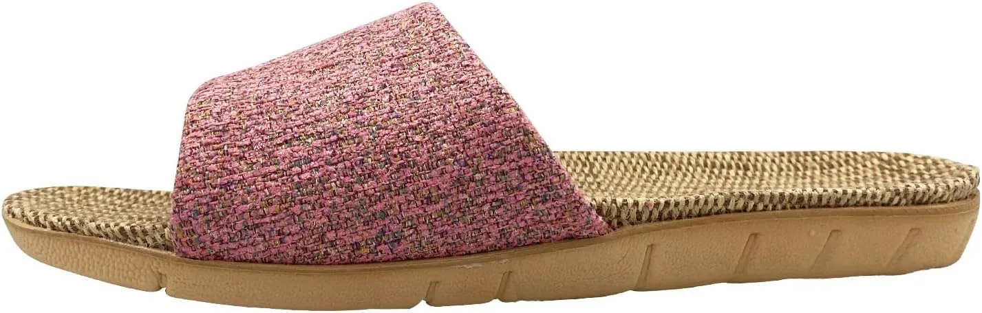 Hwayslon Fashion Unisex Linen Summer Skidproof Indoor Slippers