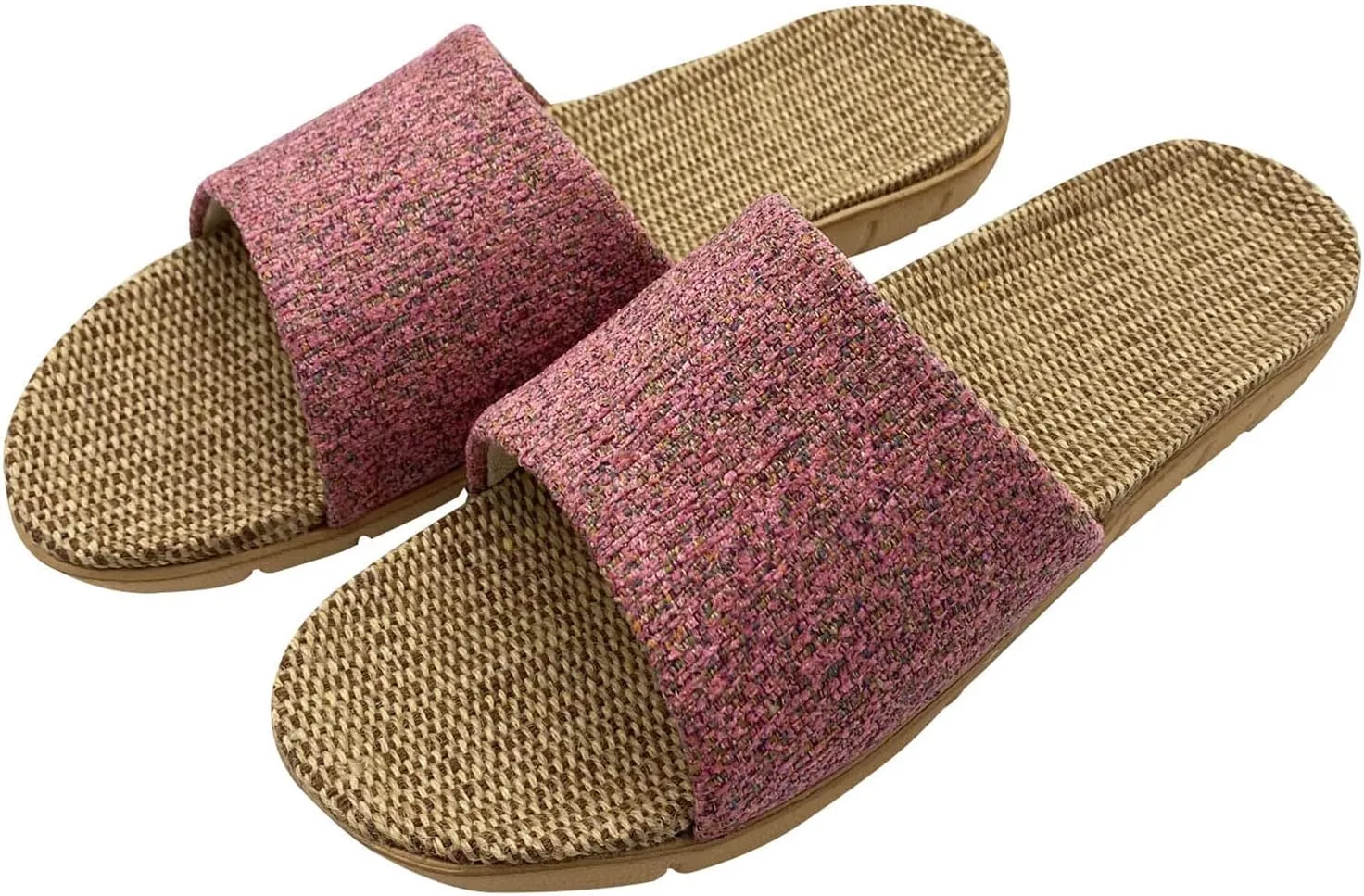 Hwayslon Fashion Unisex Linen Summer Skidproof Indoor Slippers