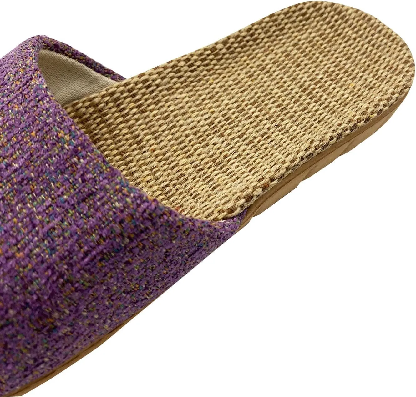 Hwayslon Fashion Unisex Linen Summer Skidproof Indoor Slippers