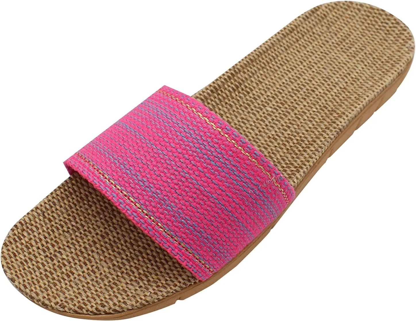 Hwayslon Fashion Unisex Linen Summer Skidproof Indoor Slippers