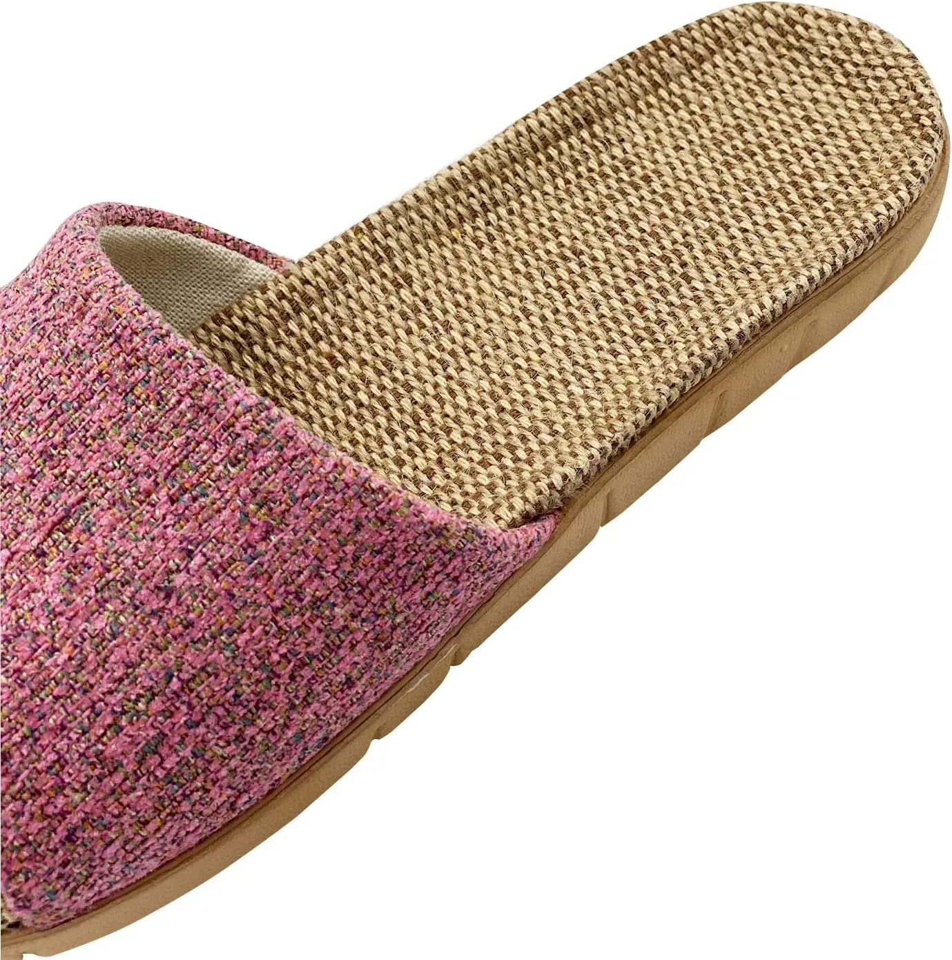 Hwayslon Fashion Unisex Linen Summer Skidproof Indoor Slippers