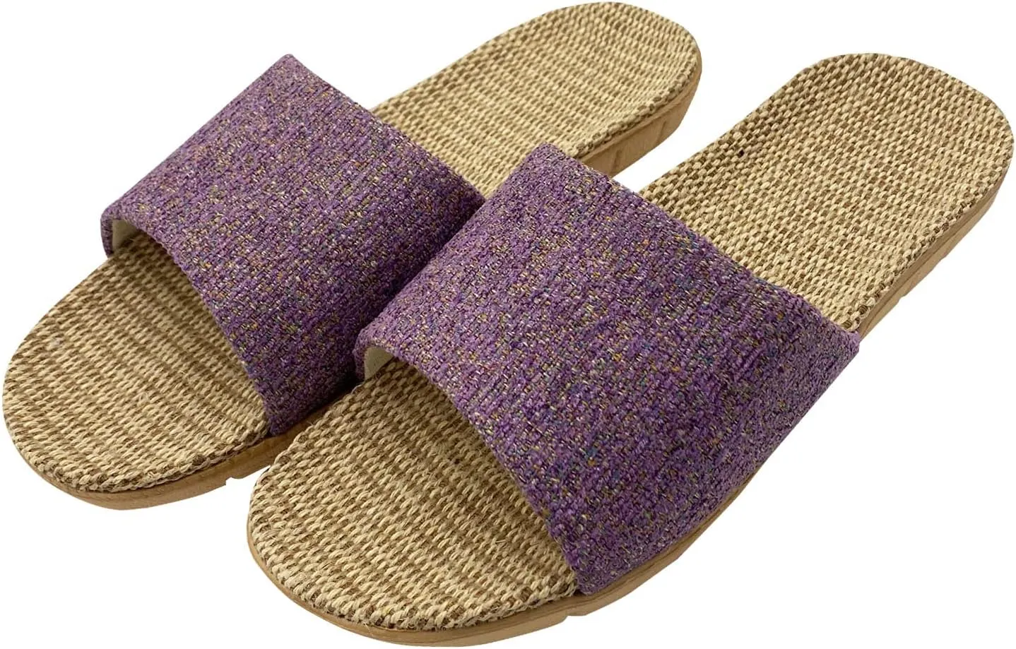 Hwayslon Fashion Unisex Linen Summer Skidproof Indoor Slippers