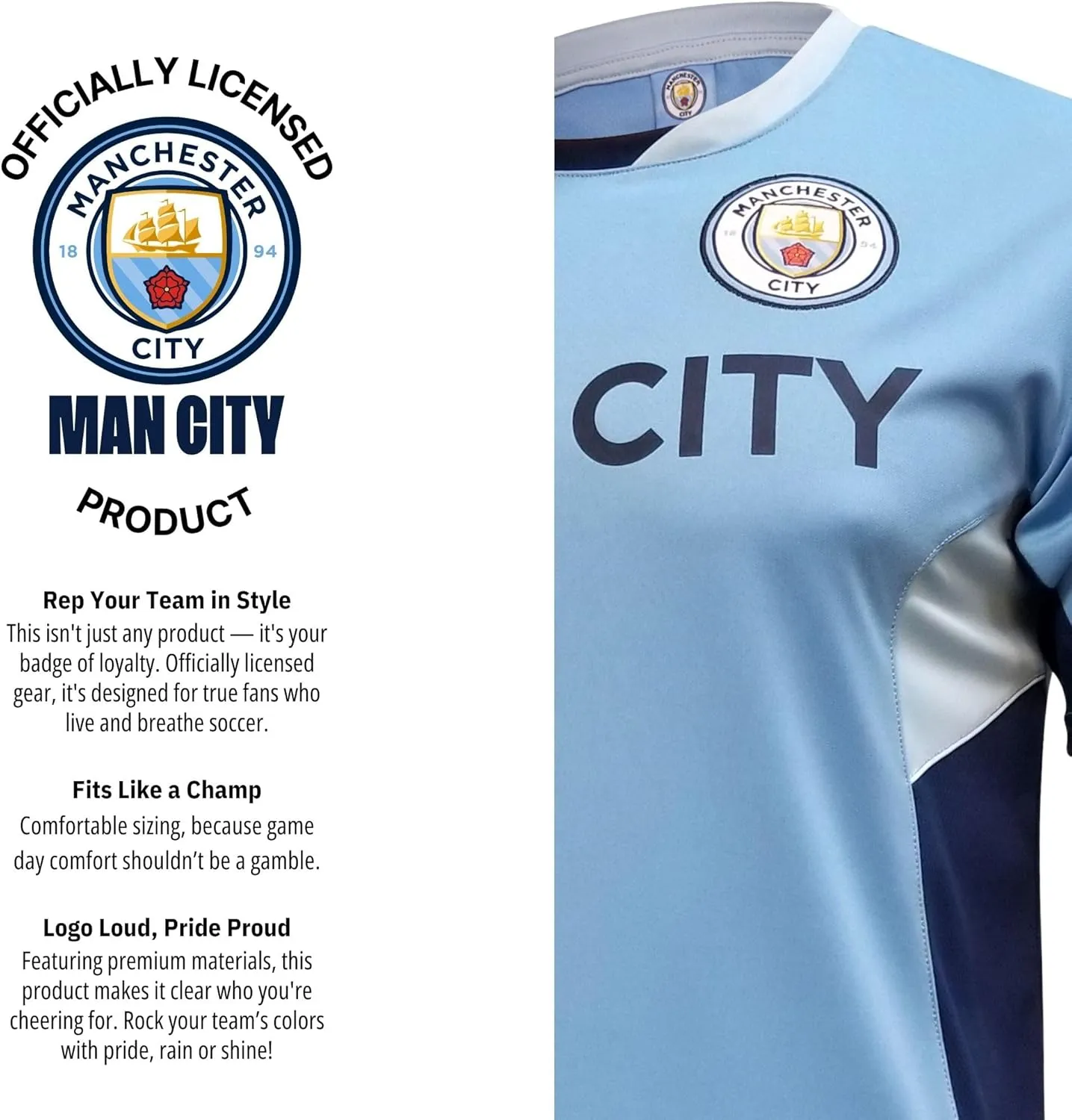 Icon Sports Manchester City F.C. Stadium Class Jersey