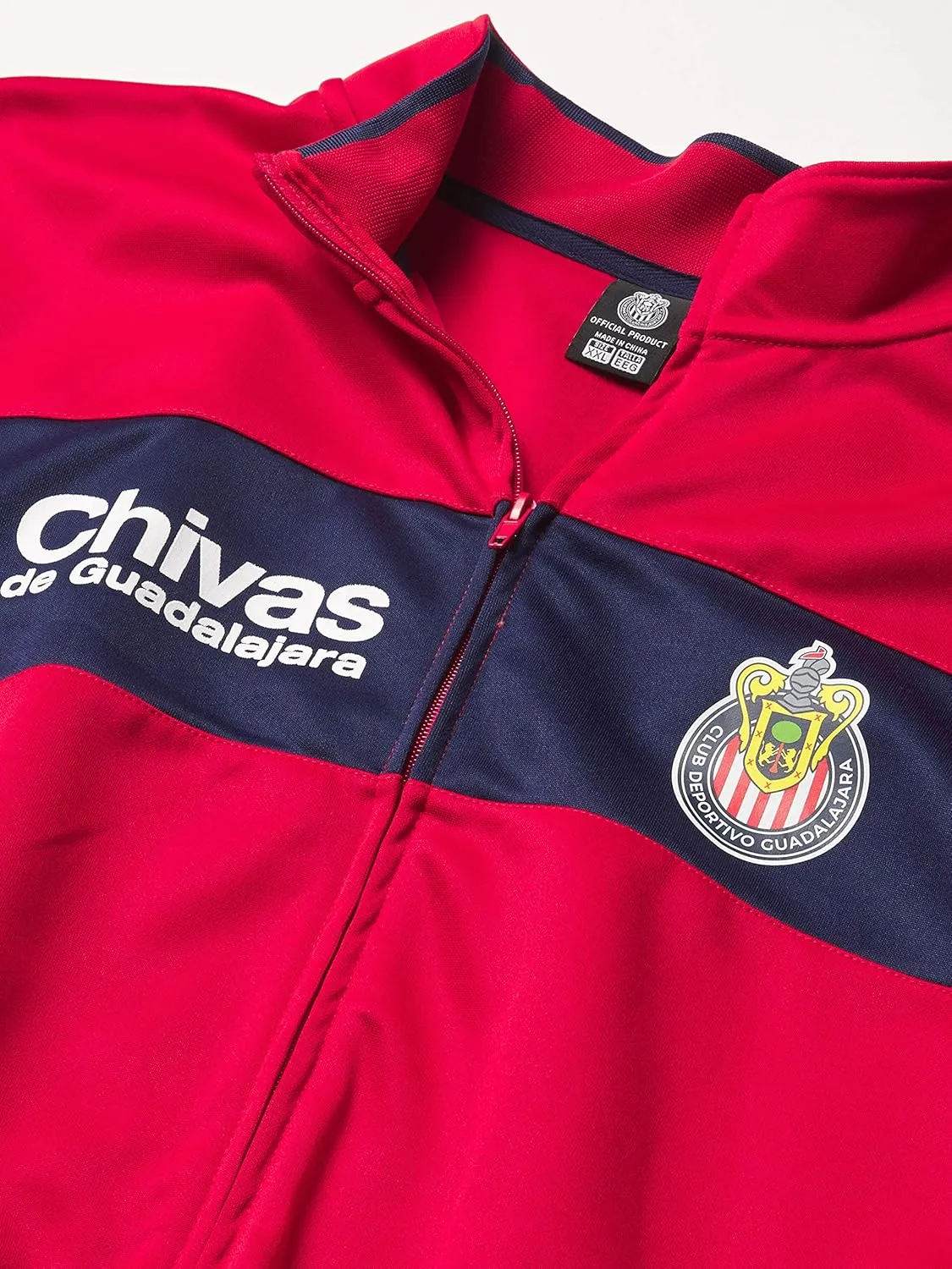 Icon Sports Pro League Soccer Track Jacket – Officially Licensed Unisex Zip-Up Outerwear