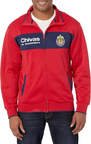 Icon Sports Pro League Soccer Track Jacket – Officially Licensed Unisex Zip-Up Outerwear