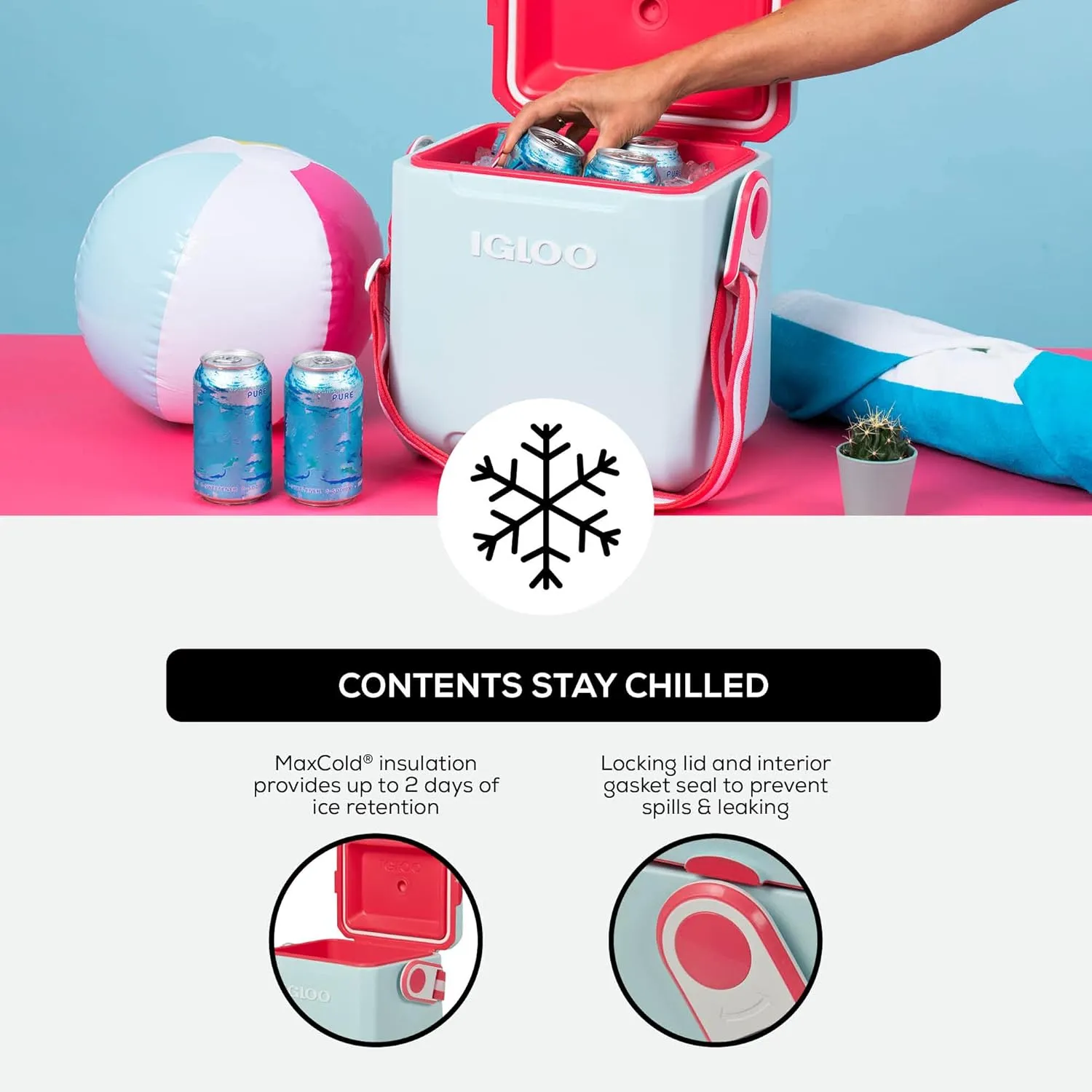 Igloo 11 Qt Tag Along Too Strapped Picnic Style Cooler