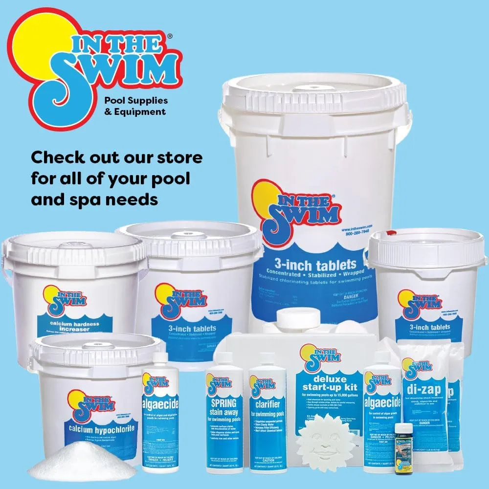 In The Swim Pool Deluxe Opening Chemical Start Up Kit - Above Ground and In-Ground Swimming Pools - Up to 15,000