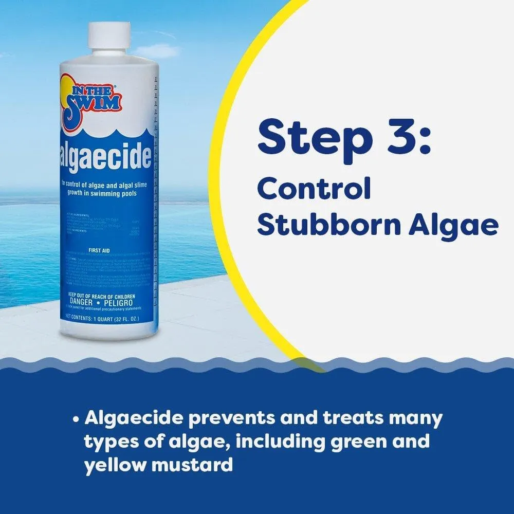 In The Swim Pool Deluxe Opening Chemical Start Up Kit - Above Ground and In-Ground Swimming Pools - Up to 15,000