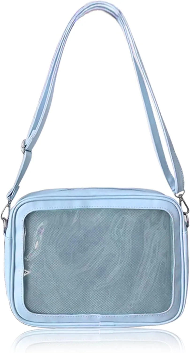 Ita Bag Crossbody Ita Purse Pin Display Bag with Insert Shoulder Crossbody Underarm Top-handle Handbag