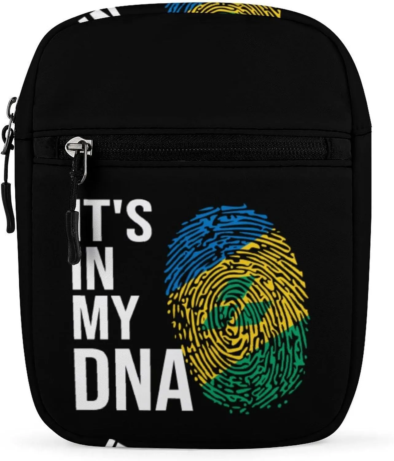 It's in My DNA Saint Vincent and Grenadines Flag Casual Crossbody Bags for Women Men Mini Sling Purse Shoulder Messenger Bag