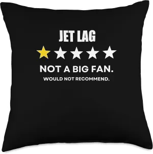 Jet lag One Star Not a Big Fan, Wouldn't Recommend Throw Pillow