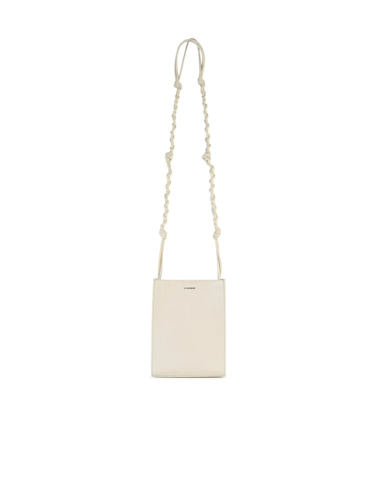 Jil Sander 'Tangle' Ivory Lear Crossbody Bag