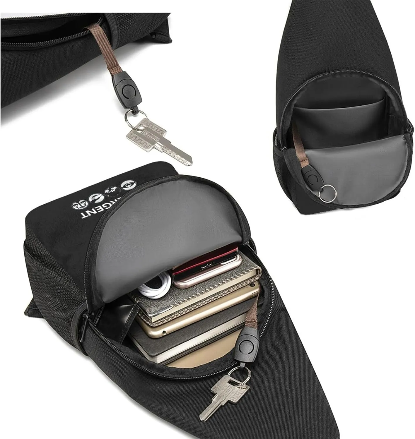 Keep Calm Im Divergent Shoulder Bag Adjustable Leisure Travel Crossbody Shoulder Bag Unisex
