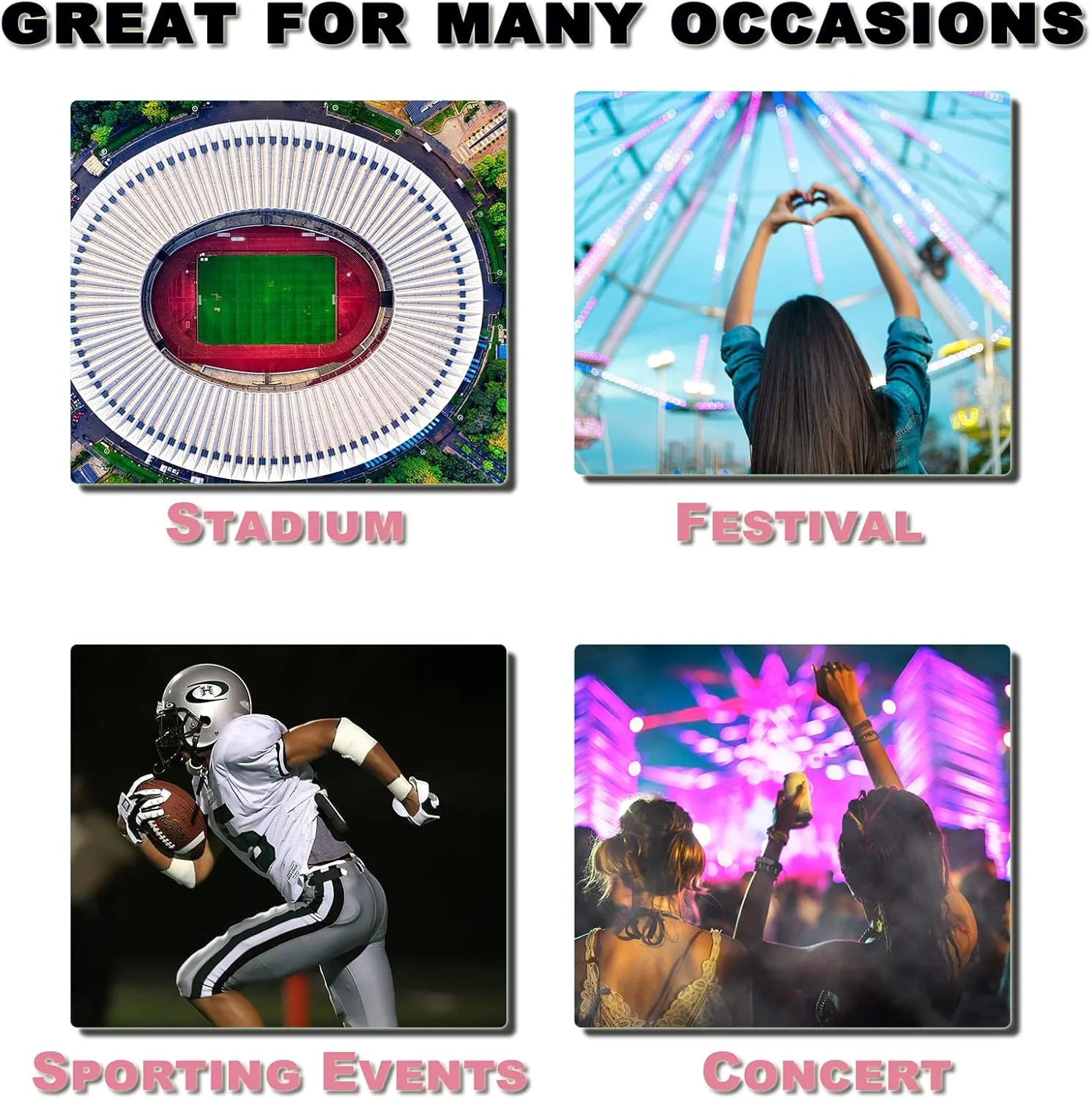 Keepcross Rose Gold 12x6x12 Clear Backpack for Stadium Events,Mini Clear Stadium Bag for Sporting Events Games Festival Concerts,Women Girls