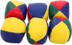 KESYOO 6Pcs Bean Bag Toss Balls Colorful Round Mini Sandbags for Indoor and Outdoor Throwing Games Fun Party Activity