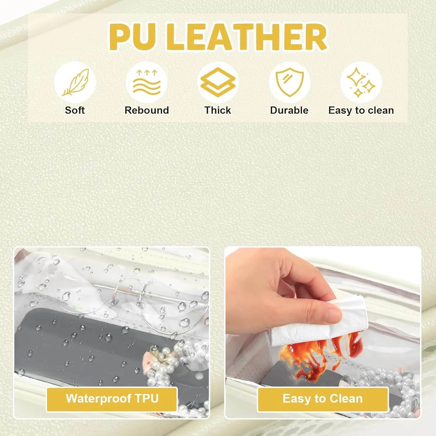 KETIEE Clear Crossbody Bag, Stadium Approved Clear Purse Bag for Concerts Sports Events Festivals