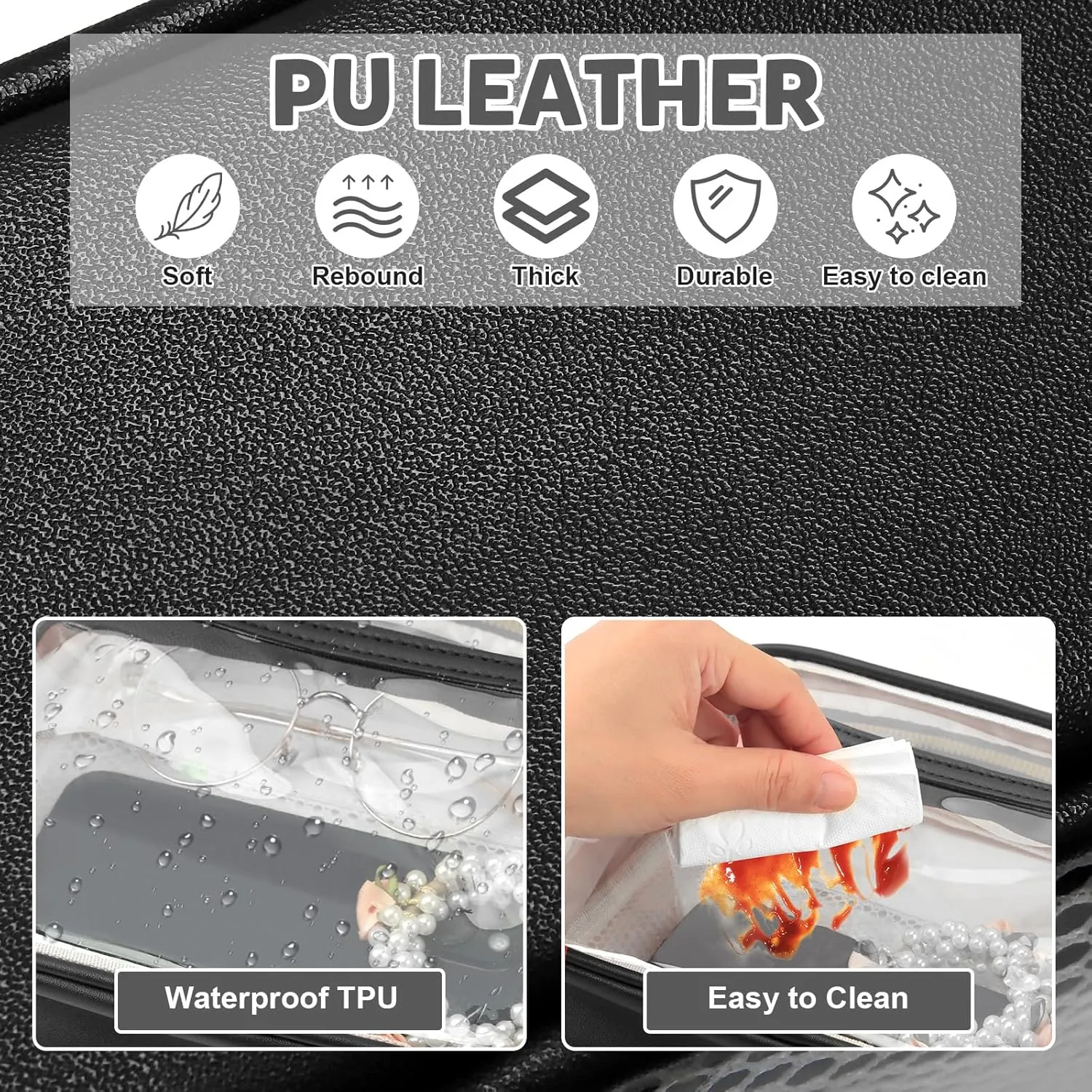 KETIEE Clear Crossbody Bag, Stadium Approved Clear Purse Bag for Concerts Sports Events Festivals