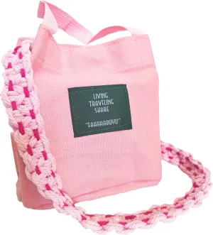 kiido Women's Small Crossbody Shoulder bag Cute Boho Tote handbag With Removable Multi-uses Macrame Strap