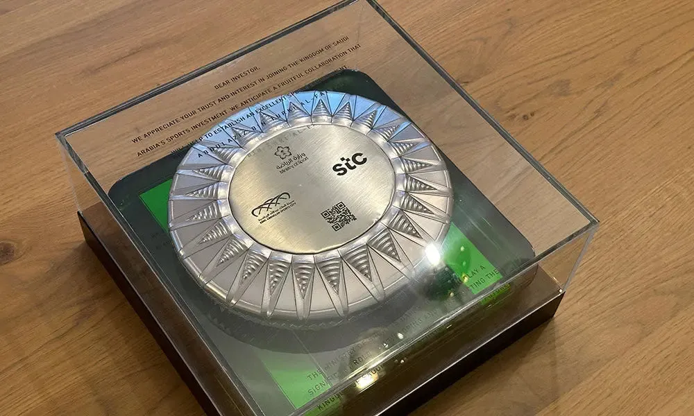 King Abdullah Sports City Sponsor Memento