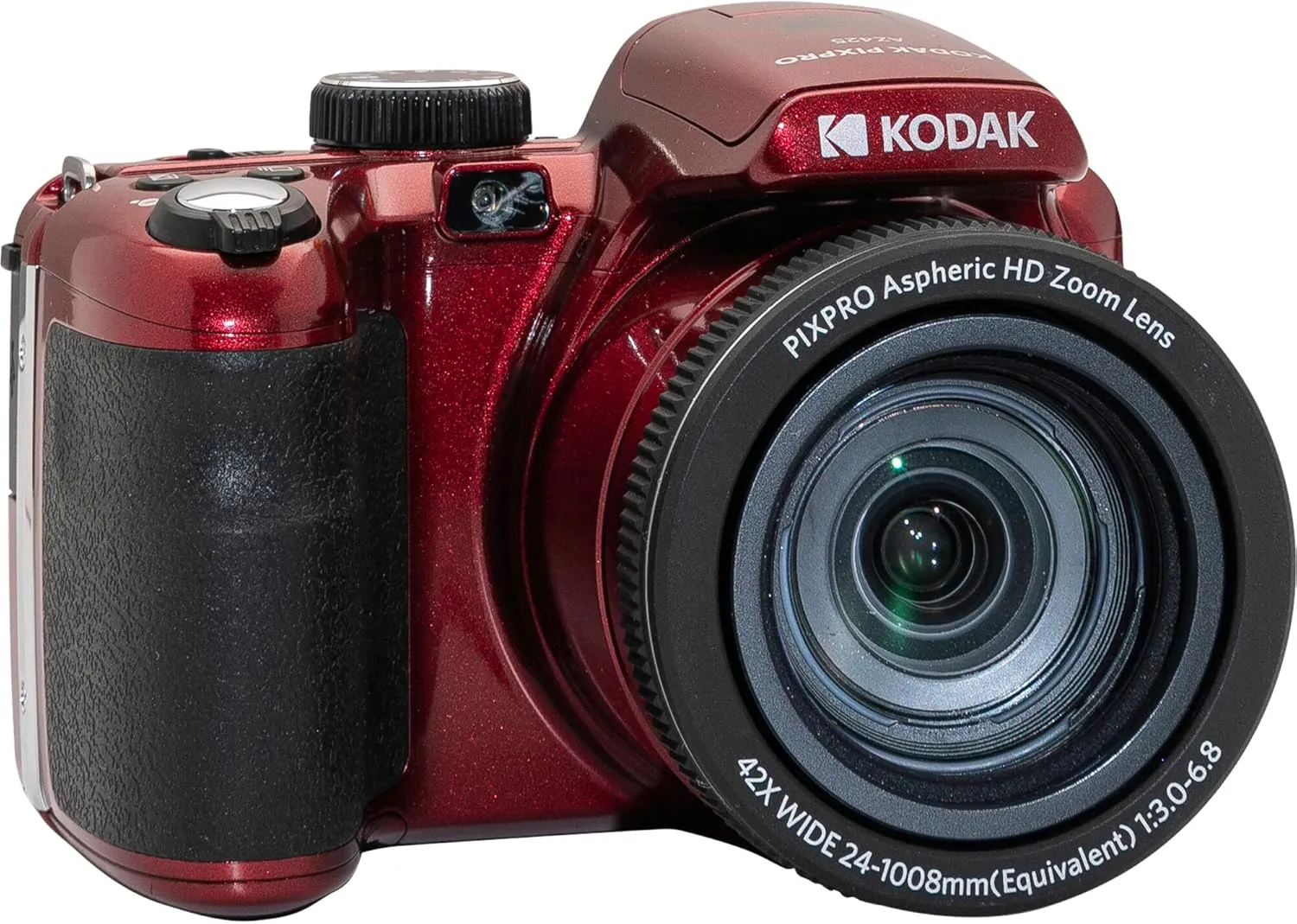 Kodak PIXPRO AZ425 Digital Camera   64GB Memory Card   Camera Case (Black)   USB Card Reader   Table Tripod   Accessories (Red)
