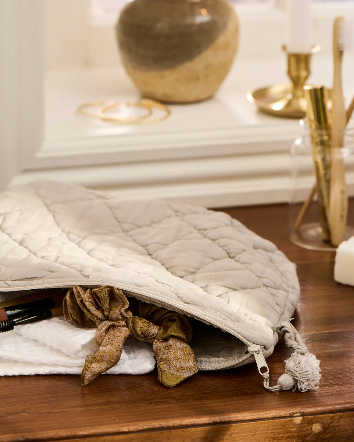 Kosmetiktasche - linen