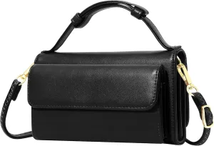 KUKOO Small Crossbody Bag for Women Cell Phone Wallet Purse Mini Shoulder Handbags with Card Slots