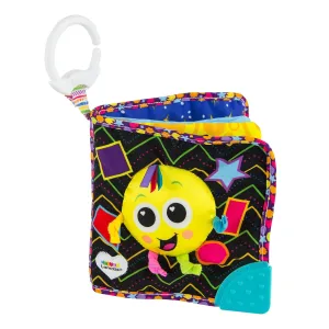 Lamaze Fun with Shapes Soft Baby Book - High Contrast Baby Book with Crinkly Cloth Pages - Sensory Books for Babies Ages 6 Months and Up