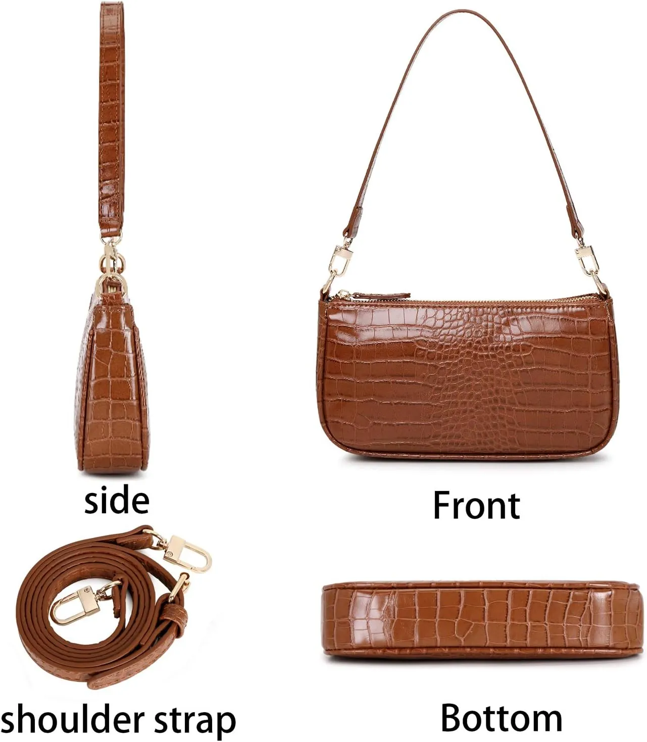 lapsting Women Small Shoulder Bag Mini Purse Womens Crossbody Clutch Purses 90s Y2k Bags