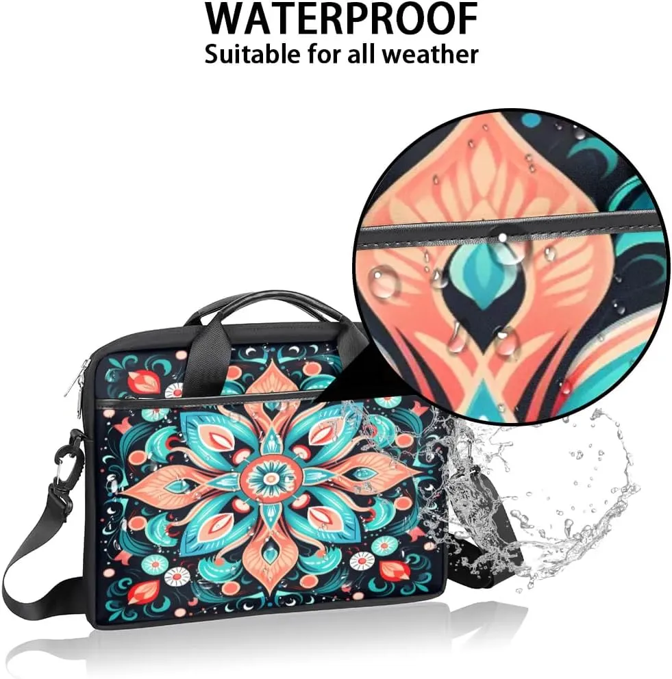 Laptop Shoulder Bag for 13-15 Inch Waterproof Laptop Sleeve Case Bag Slim Computer Carry Case Computer Cases for Laptops