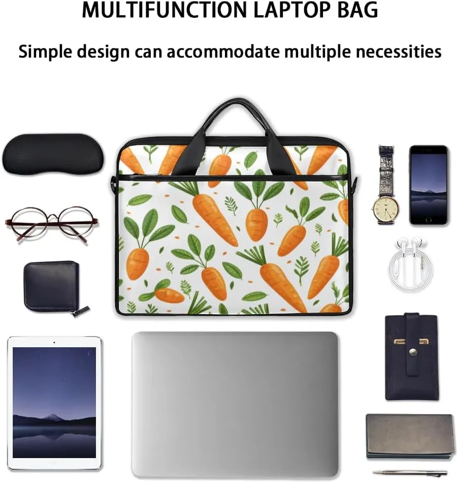 Laptop Shoulder Bag for 13-15 Inch Waterproof Laptop Sleeve Case Bag Slim Computer Carry Case Computer Cases for Laptops