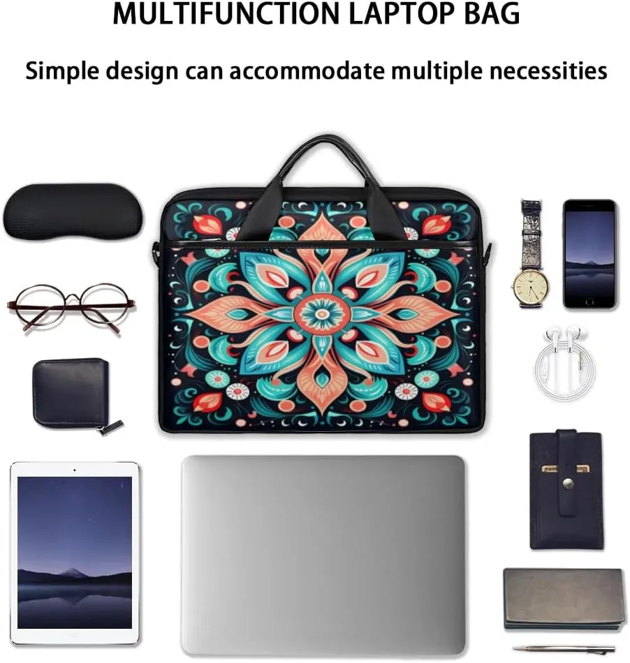 Laptop Shoulder Bag for 13-15 Inch Waterproof Laptop Sleeve Case Bag Slim Computer Carry Case Computer Cases for Laptops