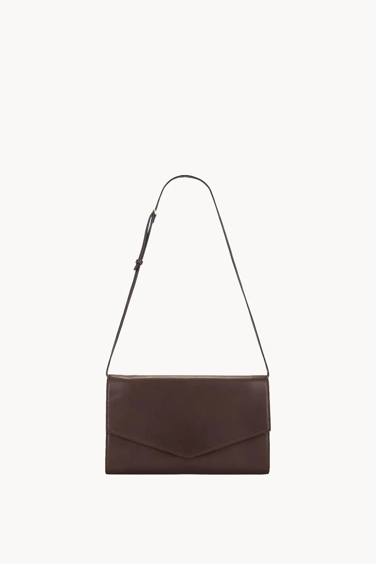 Large Envelope Bag in Brown Leather