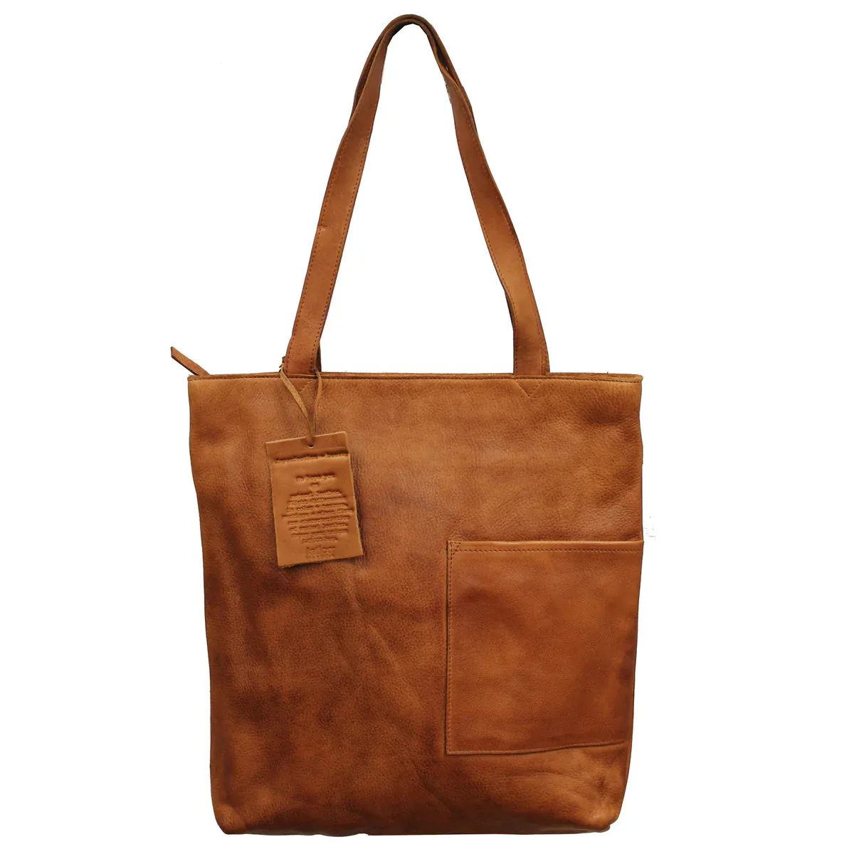 LATICO LEON TOTE SHOULDER BAG COGNAC