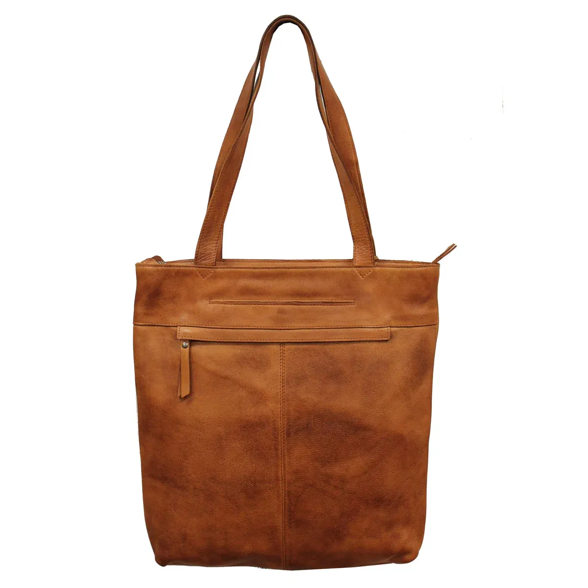 LATICO LEON TOTE SHOULDER BAG COGNAC
