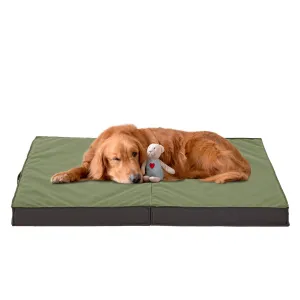 LFC PETS Outdoor Dog Beds for Large Dogs, Waterproof Dog Bed Portable with Washable Cover, Foldable Dog Bed Orthopedic for Outside Indoor, 41inch All Weather to Use